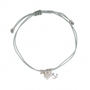 Armband Textil Anker/Herz