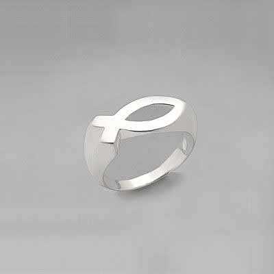 Fingerring Fisch groß - 18 mm