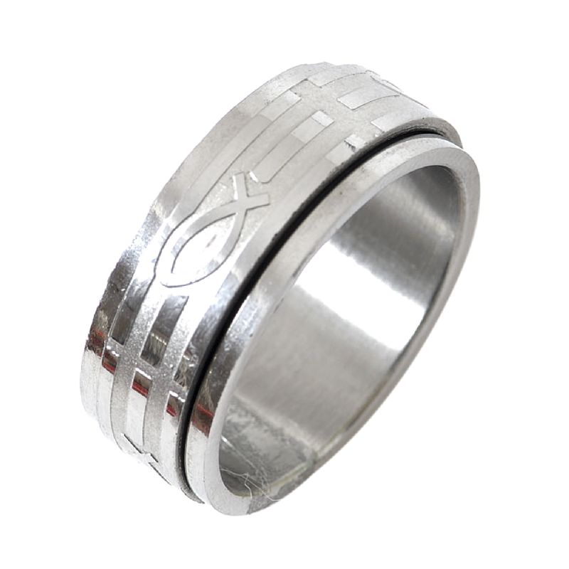 Fingerring -Spin Fisch - 18 mm