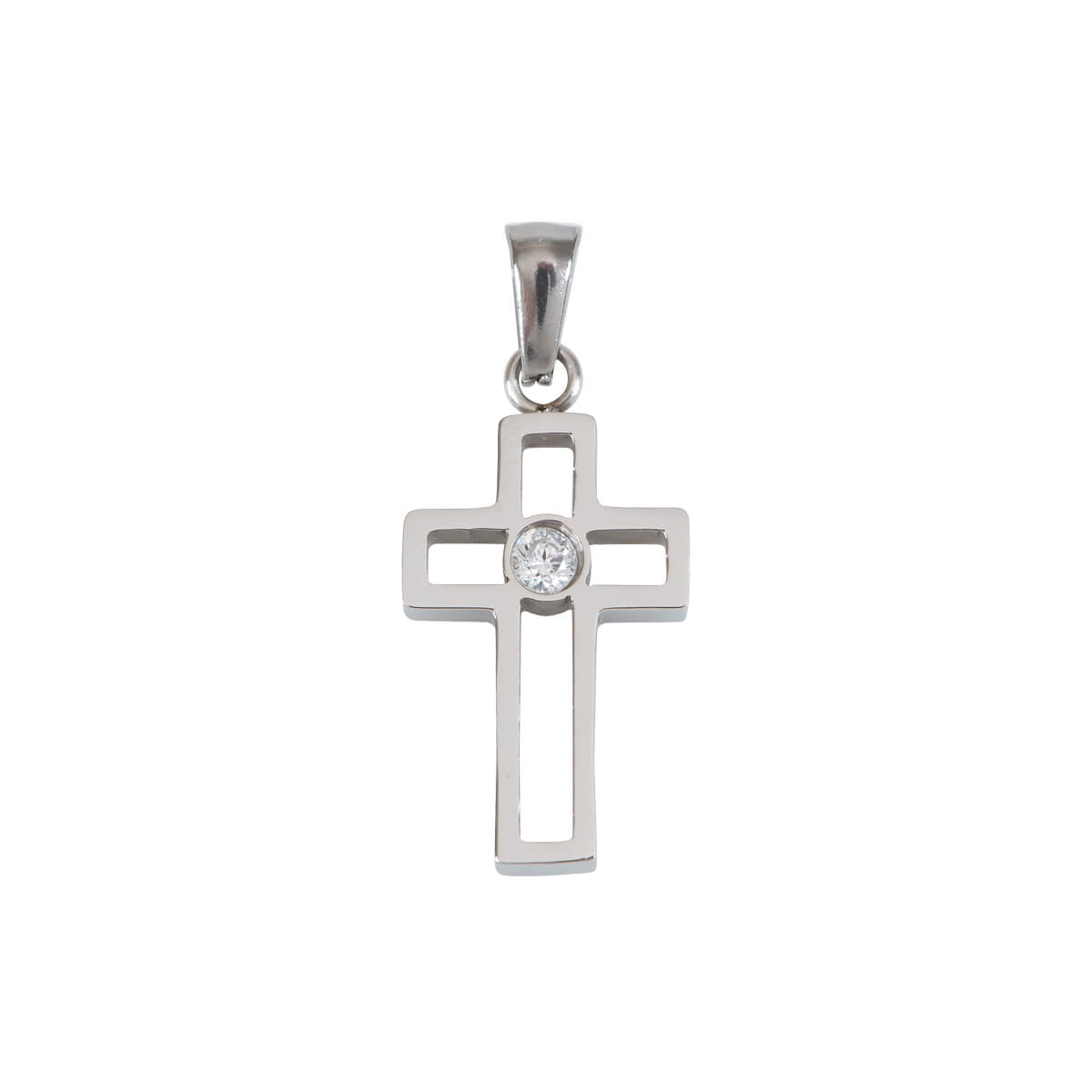 Anhänger Kreuz (Edelstahl)
