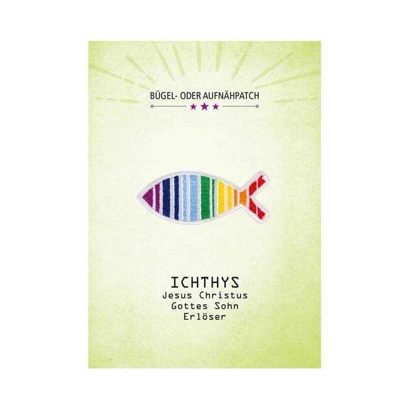 Textil-Patches Ichthys