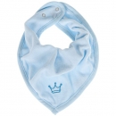 Baby Bandana Krönchen - hellblau