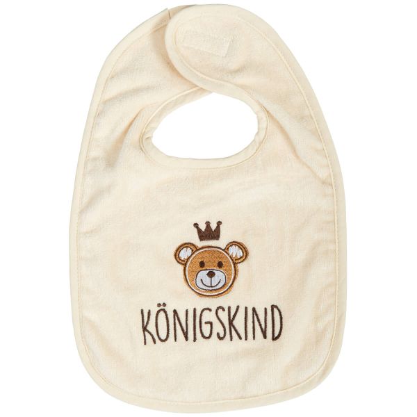 Baby Lätzchen Königskind - Bär