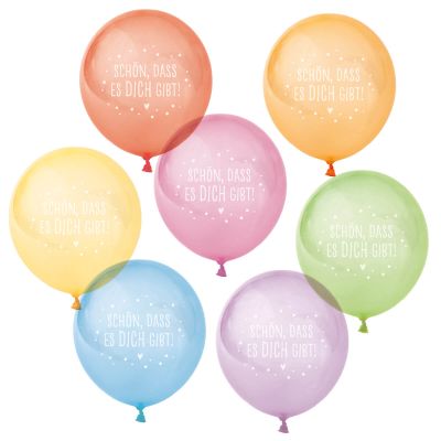 Luftballons - Schön, dass es dich gibt 10er Pack