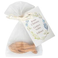 Handschmeichler Fisch - Olivenholz