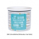 Windlicht Krippe - matt/weiß