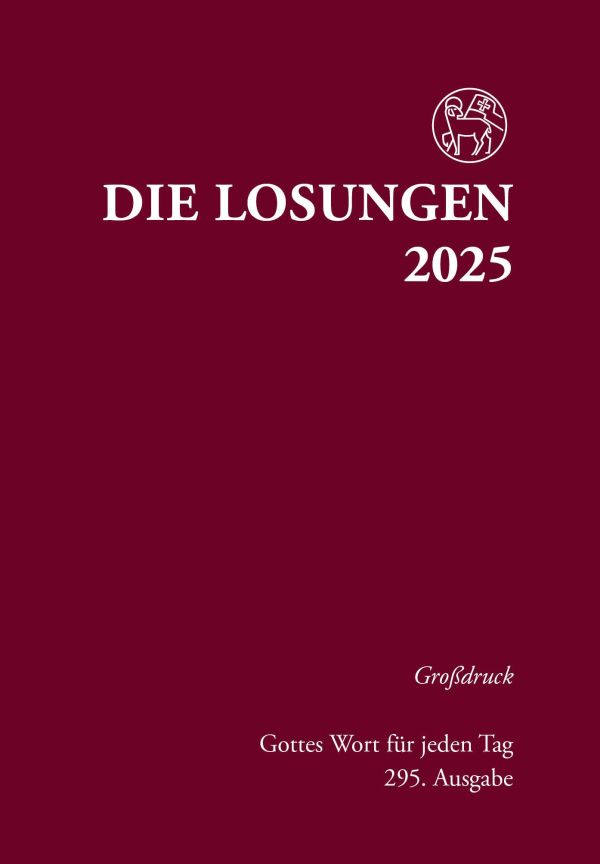 Losungen 2025 rot, Großdruck
