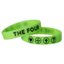 The Four Armband neongrün 19 cm