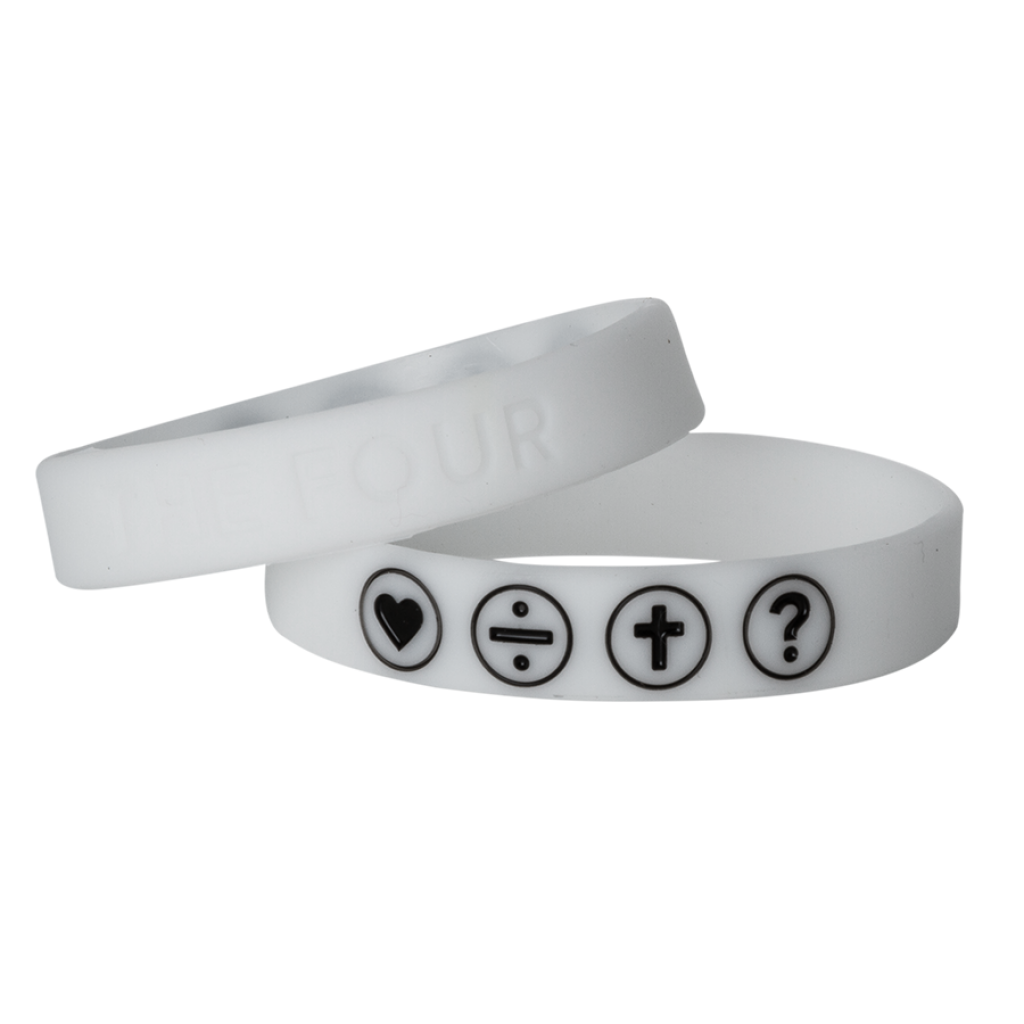 The Four Armband Weiss - 15 cm