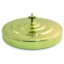 11 `  `  Diameter Brasstone Communion Tray Cover|Deckel für Abendmahltablett aus Aluminium, goldfarbig
