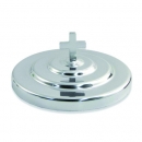 Deckel für Abendmahl-Brotteller (poliertes Aluminium)|Bread Plate Tray Cover - Polished Aluminum (Communion Ware)