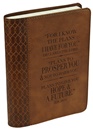 For I know the plans - Brown, Journal 17.5 x 12.5 cm