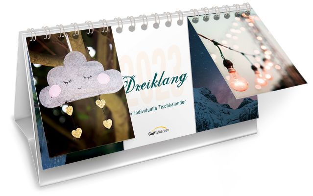 Dreiklang 2023 - Tischkalender|Der individuelle Tischkalender.