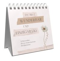 Du bist wunderbar und einzigartig  Aufstellbuch