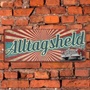 Metallschild Alltagsheld.... 34,5x14cm Stabiles Blech mit Aufhängung