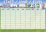 Stadt/Land/Fluss (Spielblock mit 25 Blättern)