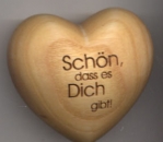 Du bist einzigartig! (Holzherz)