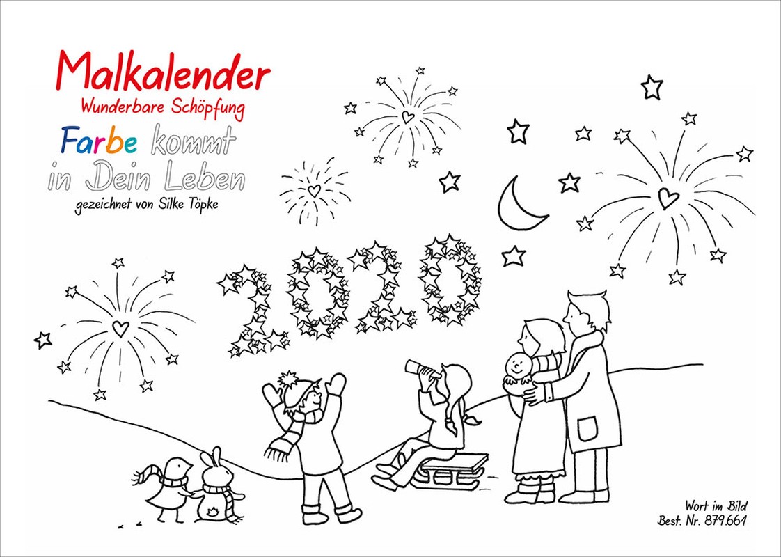 Geburtstagskalender zum Ausmalen: Kreativität und Organisation Hand in Hand!