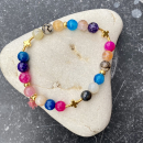 Armband Junia mit Kreuzen (Achat)
