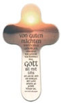 "Holzkreuz Kreuz ""Von guten Mächten"" - rund"