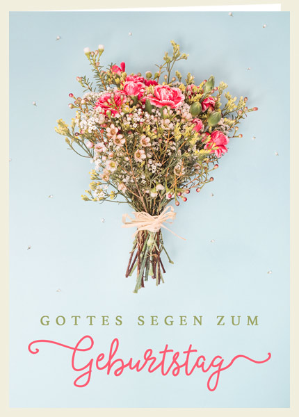 Gottes Segen zum Geburtstag (Faltkarte)