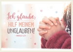 Jahreslosung 2020 (Hände) (Doppelkarte)|Jahreslosung 2020 - Motiv Hände