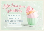 Ich wünsche dir, dass dein Tag durch viele kleine Dinge (Faltkarte Geburtstag)