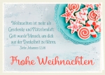 Weihnachten ist mehr als Geschenke (Faltkarte Weihnachten)