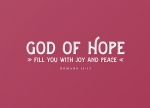 Craft Card - God of hope