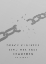 Durch Christus sind wir frei geworden (XL-Postkarte)