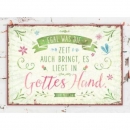 Gottes Hand (Metallschild)|27 x 19 cm