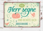 Metallschild klein - Der Herr segne und behüte