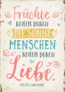 Menschen reifen durch Liebe (Postkarte)
