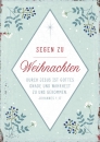 Durch Jesus ist Gottes Gnade und Wahrheit (Postkarte)|Segen zu Weihnachten
