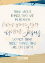 Turn your eyes (Postkarte paper.blessings)