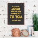 Kind and gracious (Metallschild)|27 x 35 cm