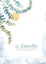 In liebevoller Erinnerung - Nicht begreifen (Doppelkarte Collage)