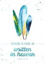 Written in heaven (XL-Postkarte)