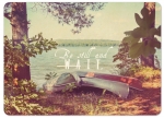 Be still and wait (XL-Postkarte)
