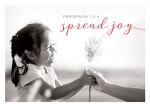 Spread joy (Postkarte Black & White)