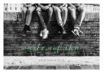 Warte auf ihn (Postkarte Black & White)