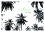 Relax (Postkarte Black & White)