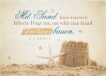 Mit Sand (Postkarte)