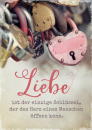 Liebe ist der einzige Schlüssel (Postkarte)