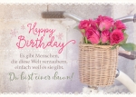 Happy Birthday - Die Welt verzaubern (Postkarte)