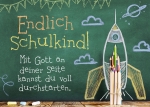 Endlich Schulkind (Postkarte)