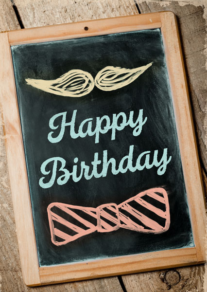 Happy Birthday (Postkarte)