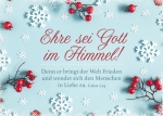 Denn er bringt der Welt Frieden (Postkarte Weihnachten)
