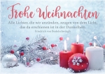 Alle Lichter, die wir anzünden (Postkarte Weihnachten)
