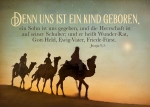 Denn uns ist ein Kind geboren (Postkarte Weihnachten)
